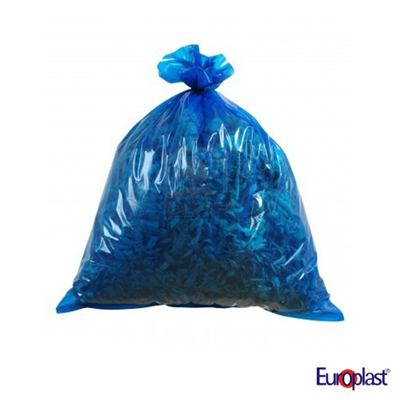 PE pytel na odpadky 800x1200mm 60my modr� recykl