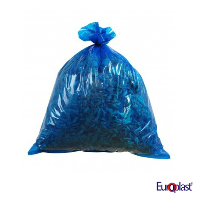 PE pytel na odpadky 800x1200mm 60my modr� recykl