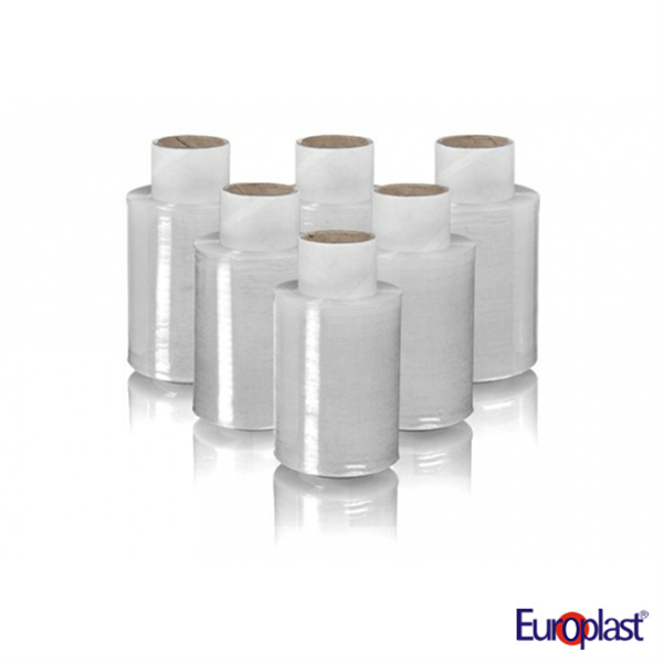 Ru�n� stretch folie 100mm/23my/150m minirole