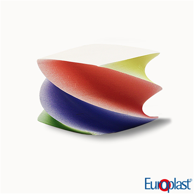 Pozn�mkov� kostka - vrtule 90x90x70mm s duhou