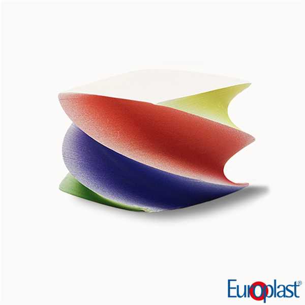 Pozn�mkov� kostka - vrtule 90x90x70mm s duhou